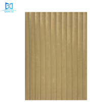 GO-W089 Wave Design Wood Plank Texture High Quality Wall Panel Wall Decoration